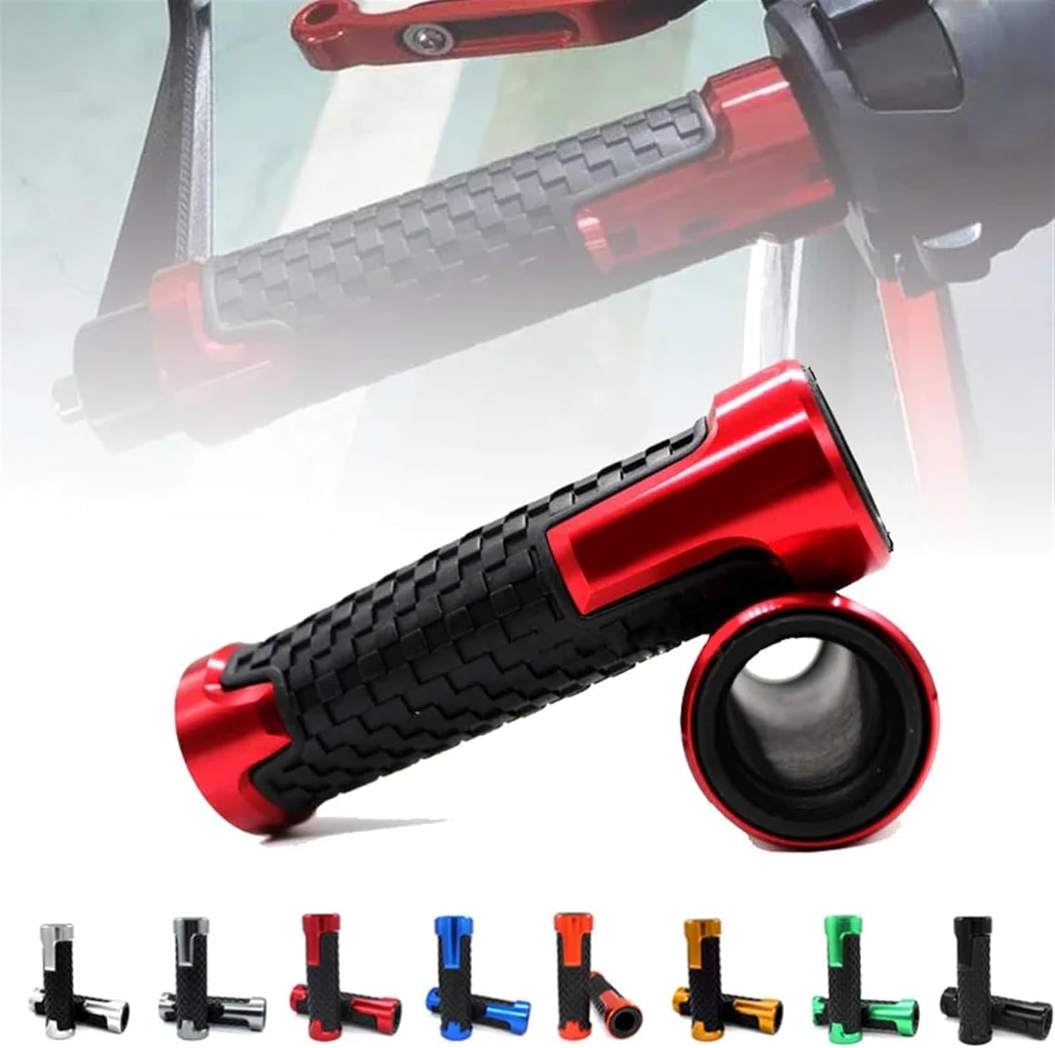 オートバイハンドグリップハンドルバーハンドルハンドグリップ に適合